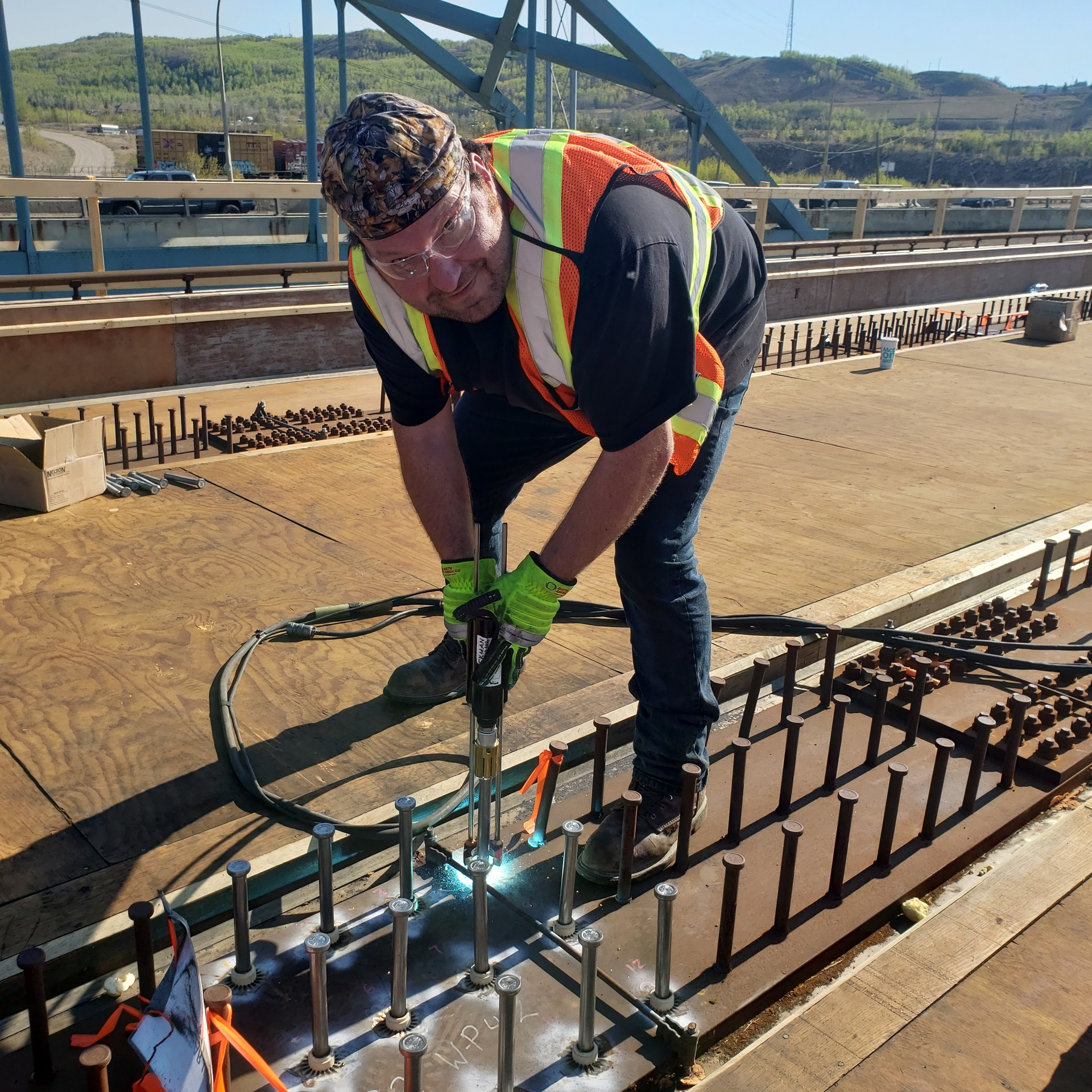 Peace River Bridge Stud job