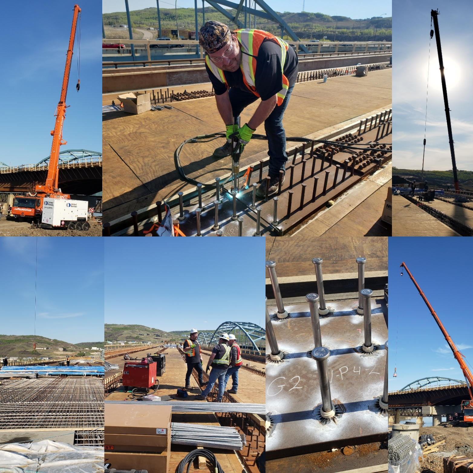 Peace River Bridge portable stud job